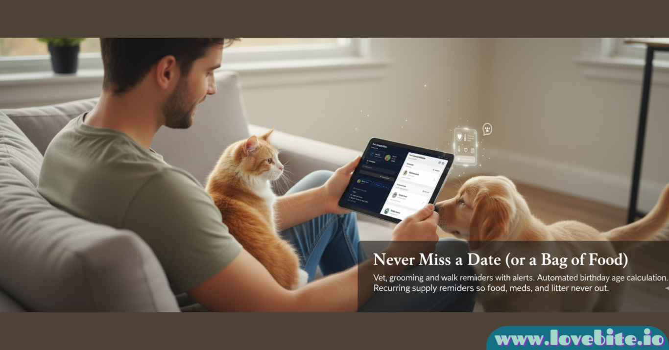 Never miss a date (or a bag of food)